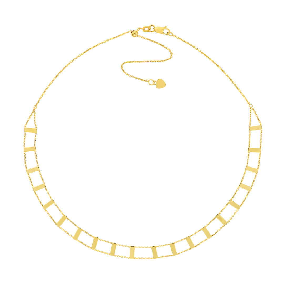 Railroad Pattern Adjustable Choker