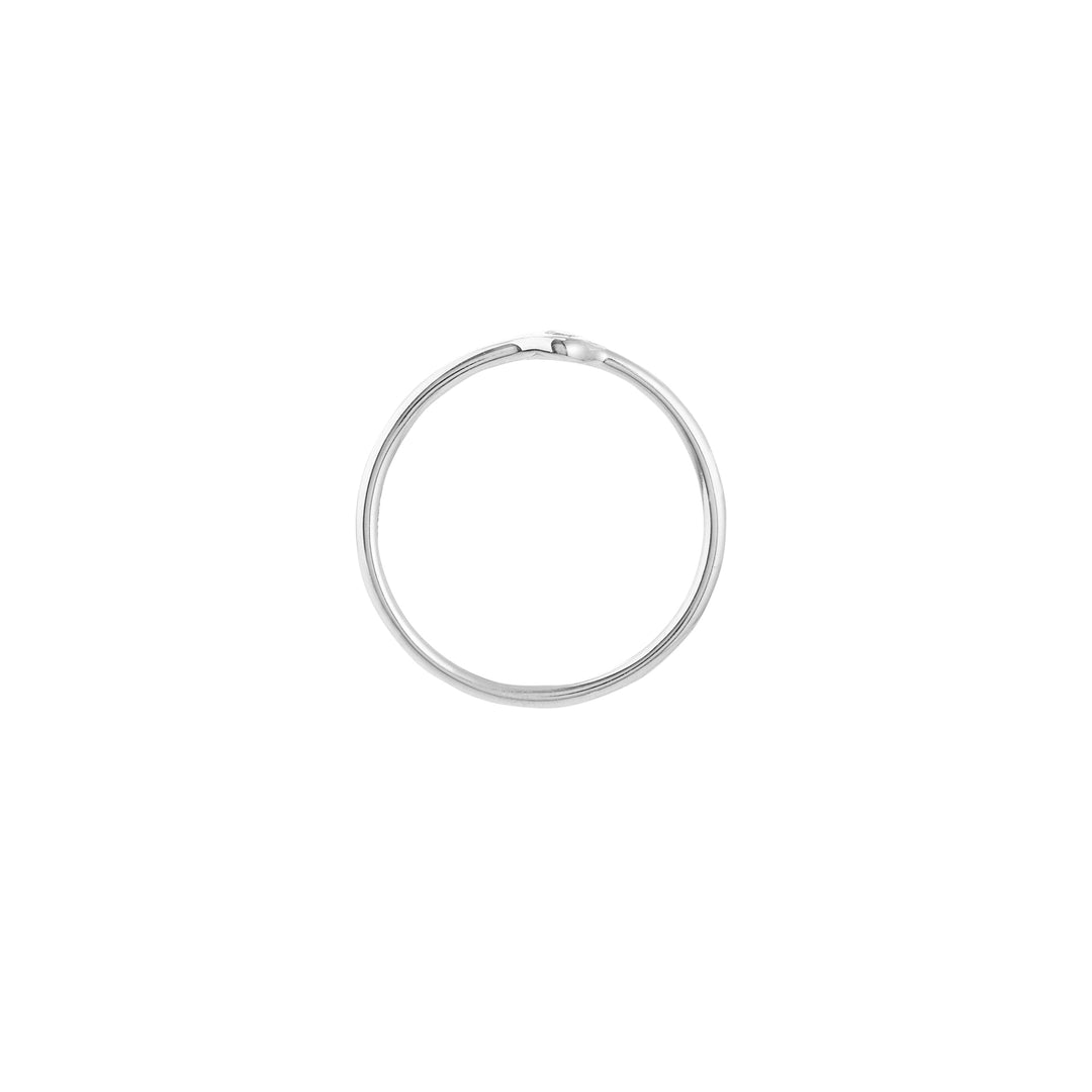 3pt Round Diamond Bezel Ring