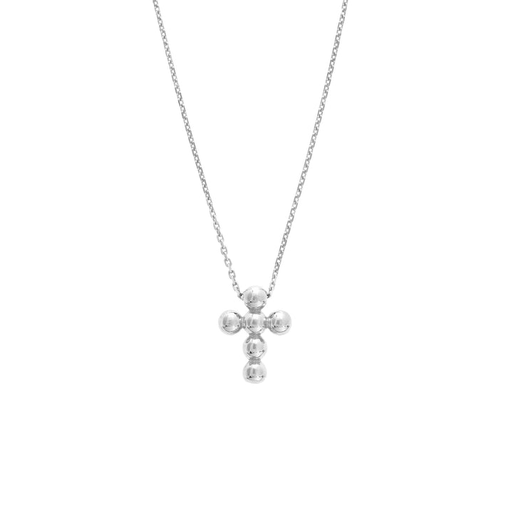 Beaded Mini Cross Adjustable Necklace