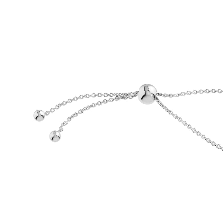 Mini Diamond Cross Bolo Bracelet