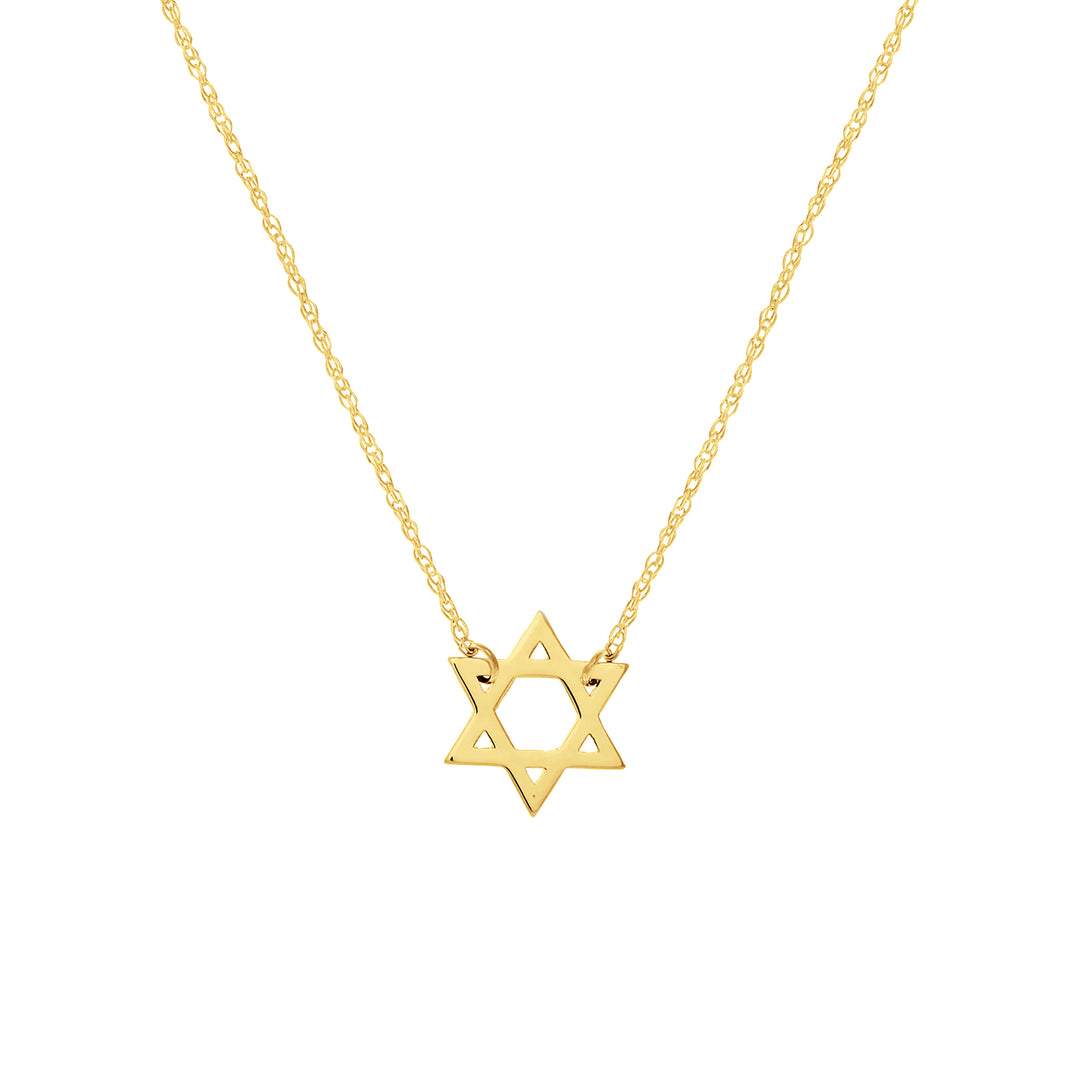 So You Mini Star Of David Adj Necklace