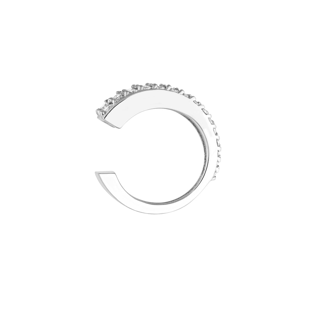 Tapered Ear Cuff with Diamond