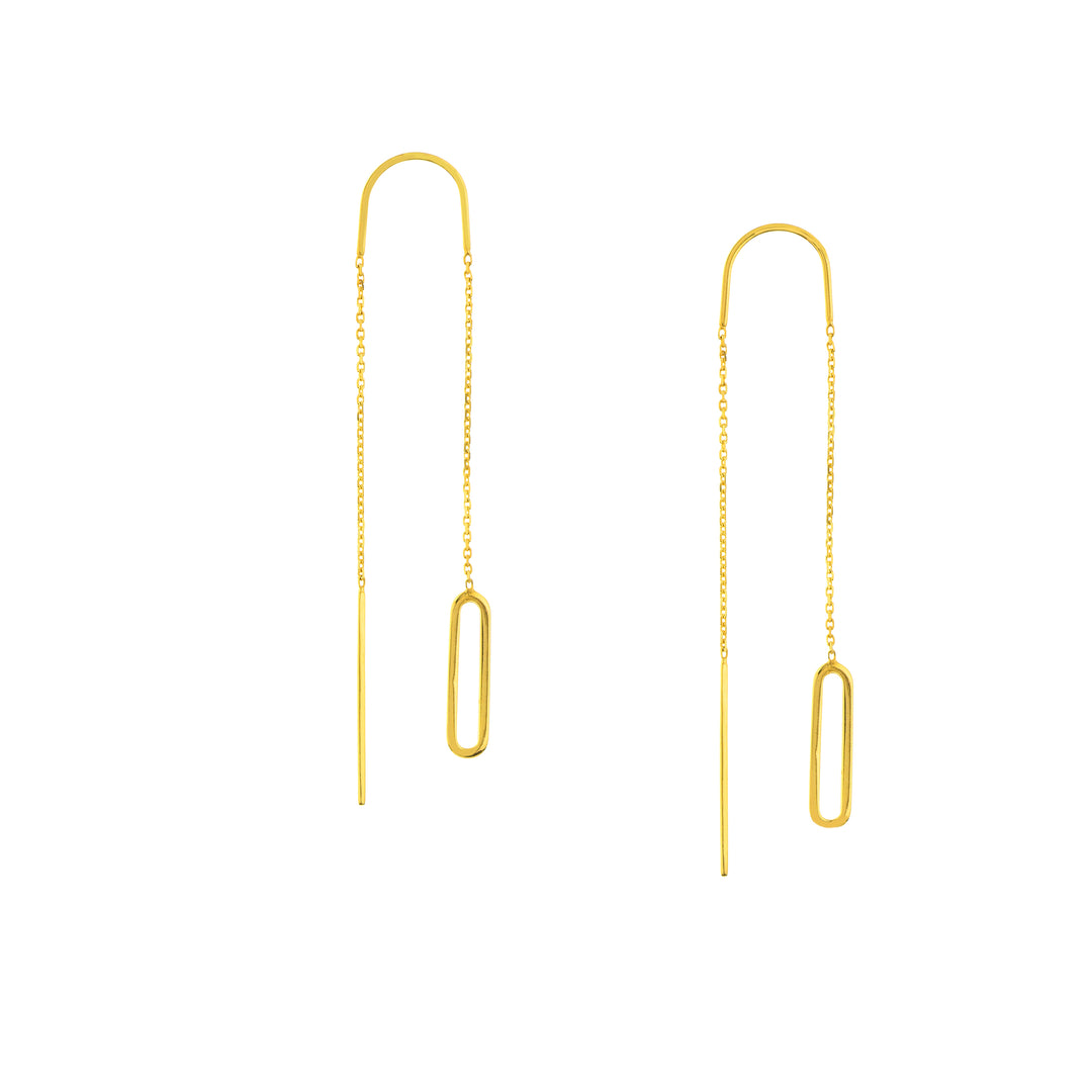 Open-Link Threader Earrings