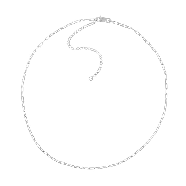 1.95mm Paper Clip Choker Chain