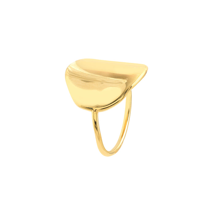 Organic Shape Round Ring