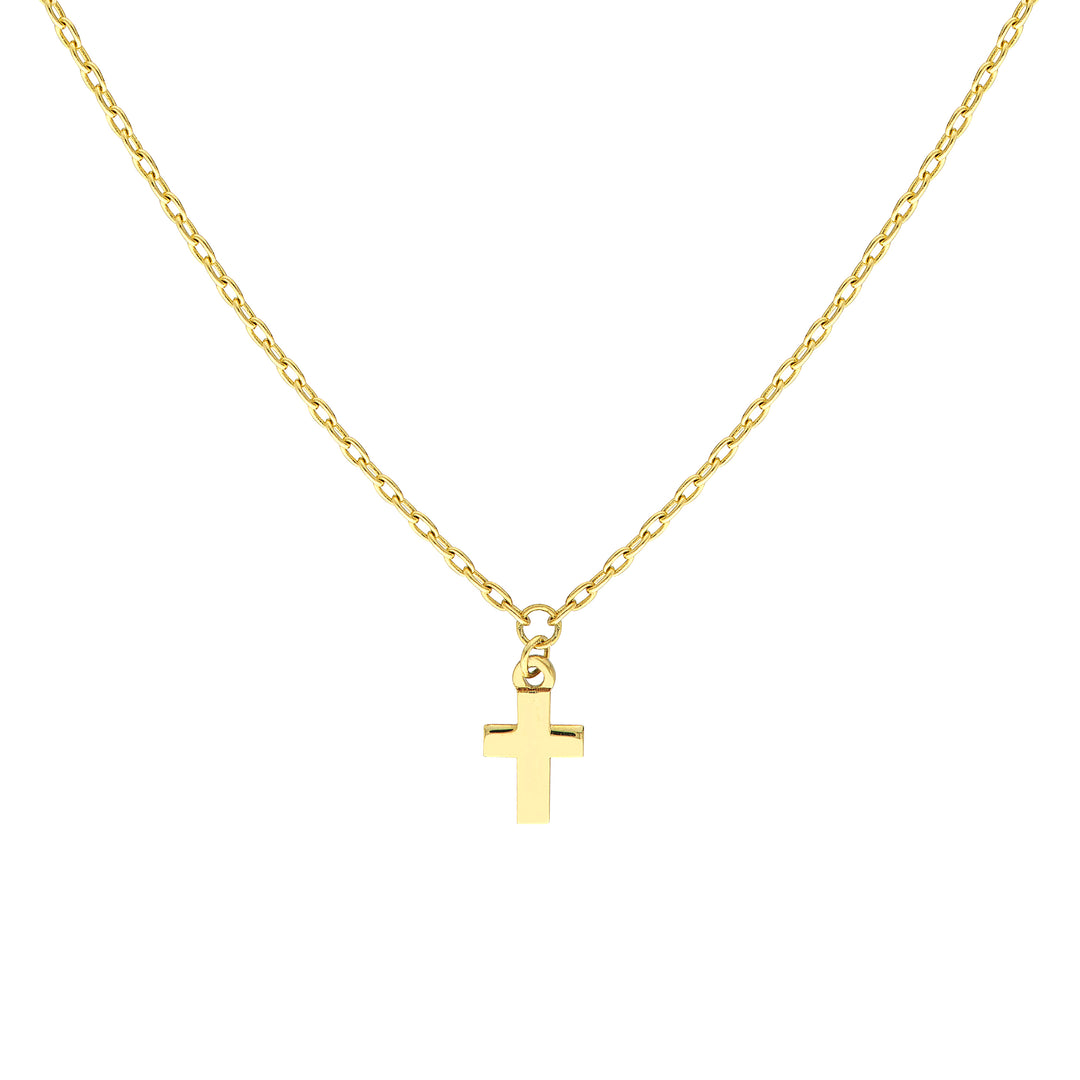 Mini Cross Dangle Necklace