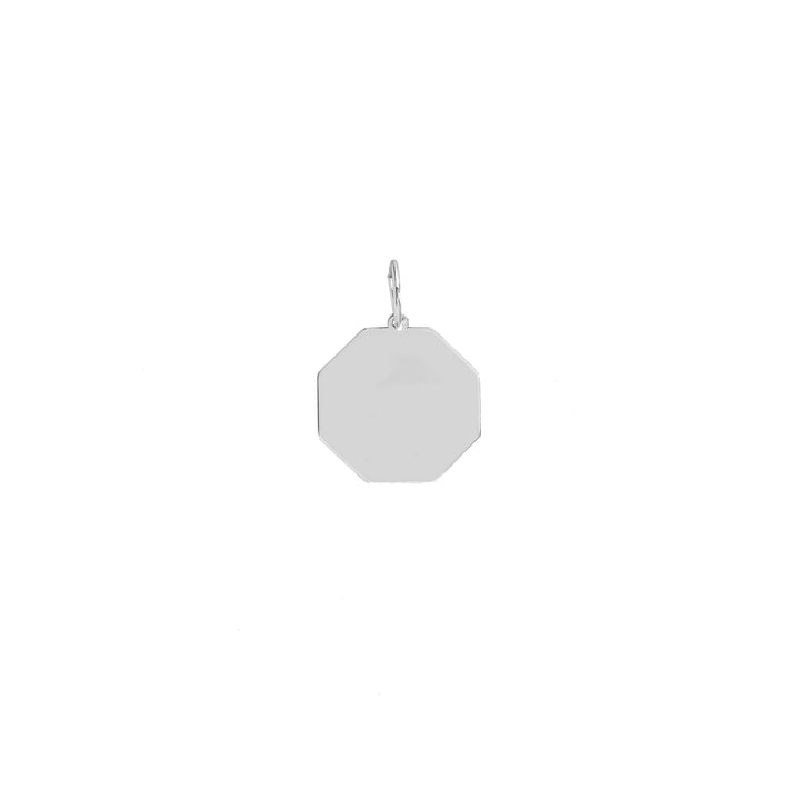 Octagon Engravable Charm