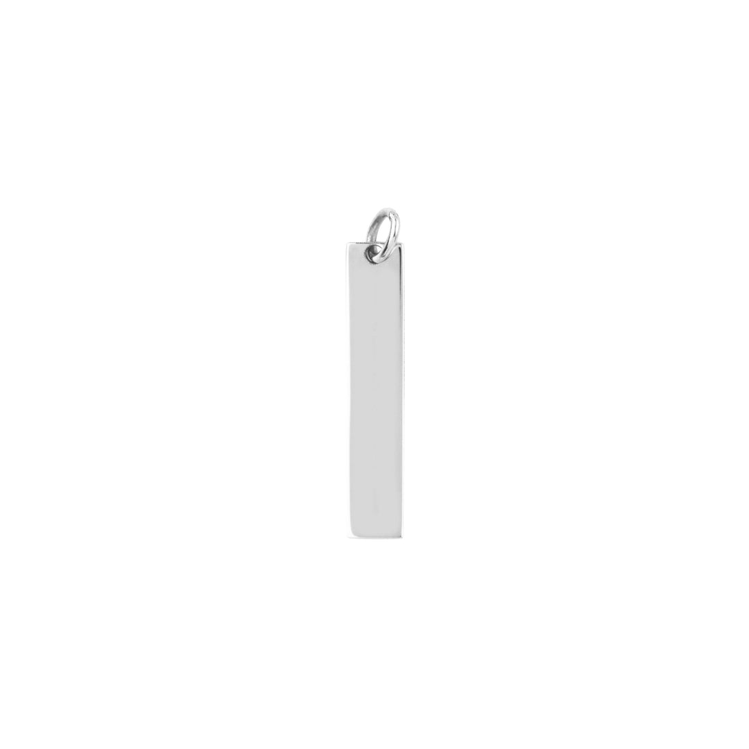 Small Vertical Bar Engravable Charm