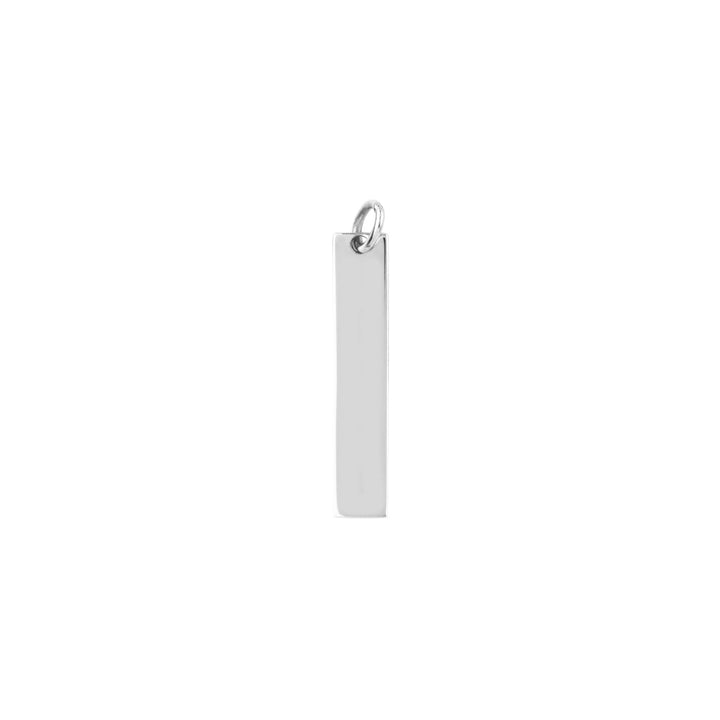 Small Vertical Bar Engravable Charm