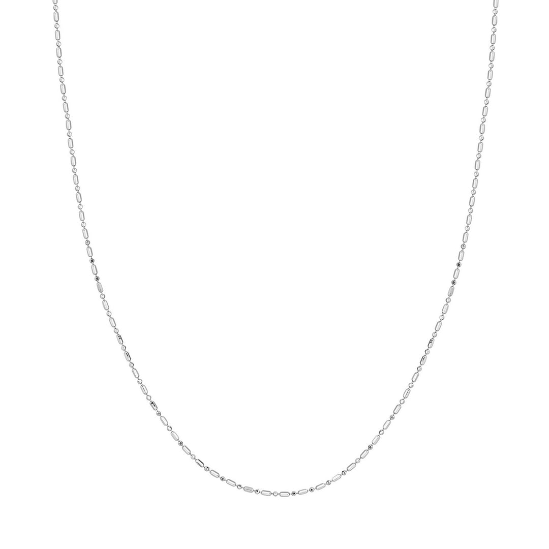 1.2mm D/C Bead and Barrel Chain with Lobster Lock