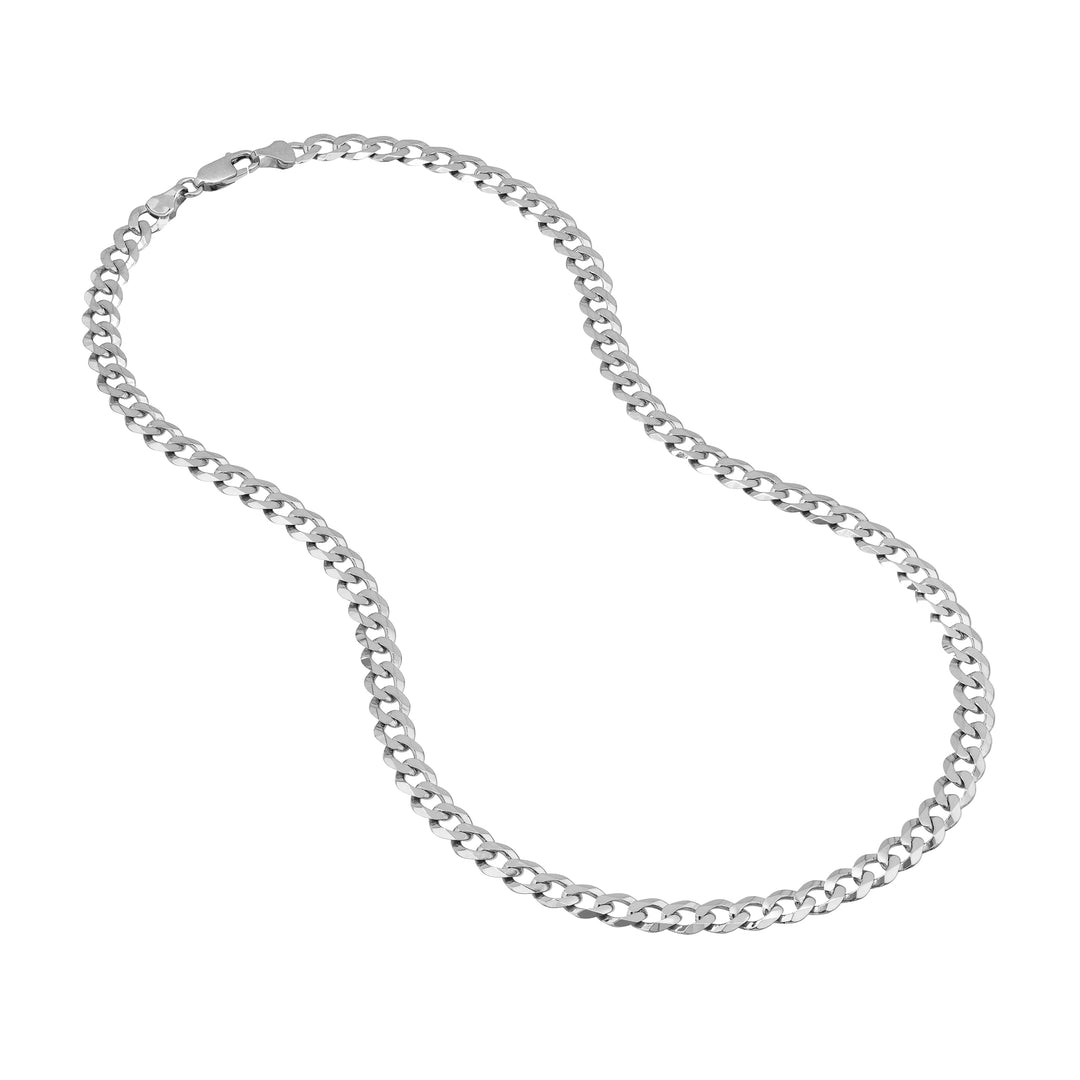 7mm Flat Open Cuban Chain