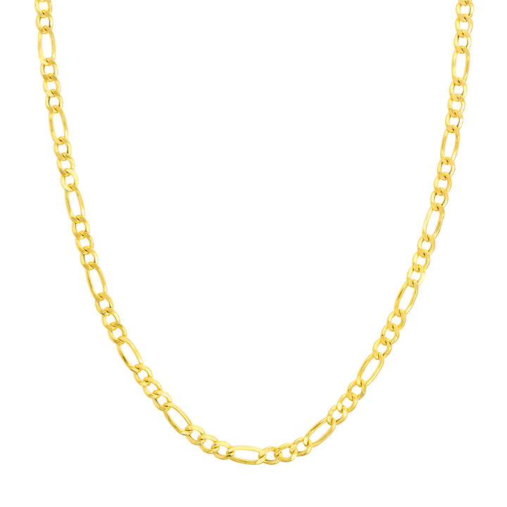 4.90mm Hollow Cuban Figaro Chain