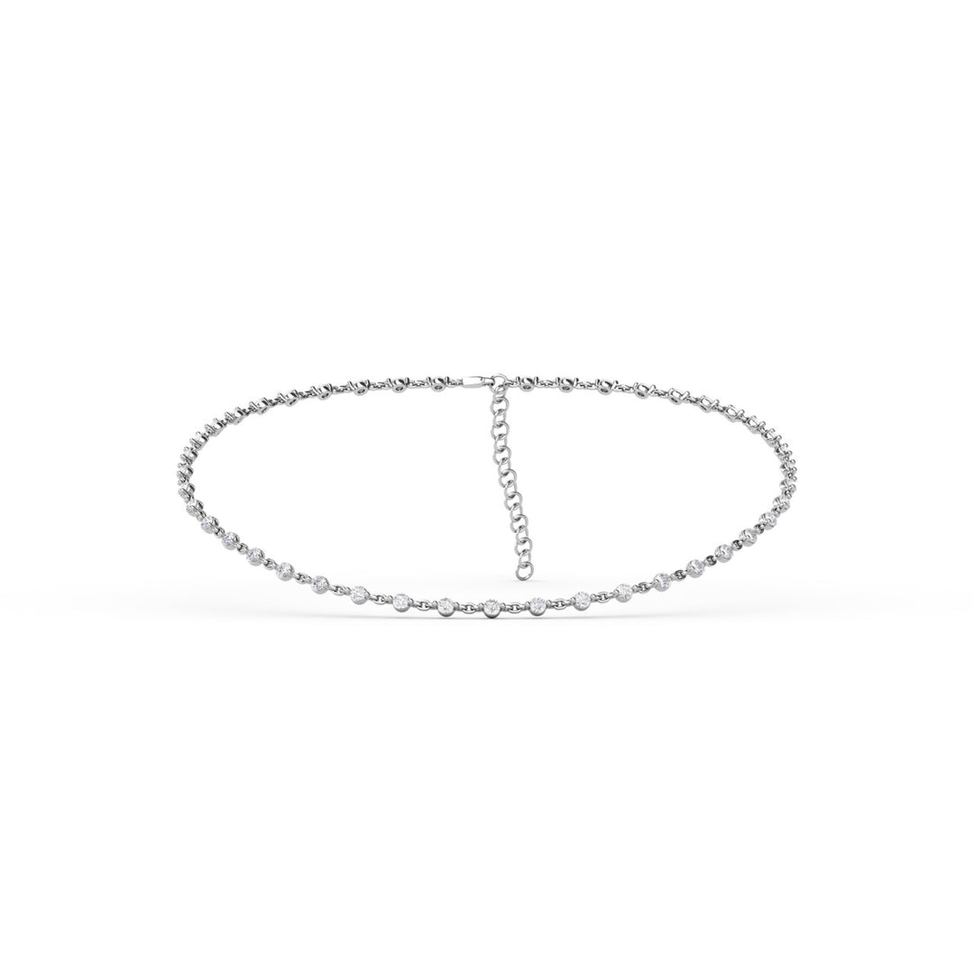 4ct Diamond Choker Necklace