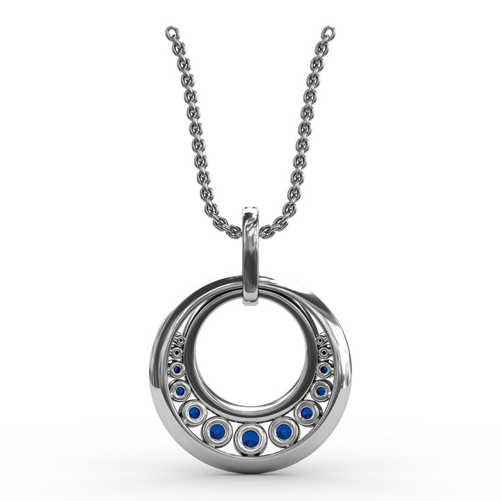 Always and Forever Sapphire Pendant