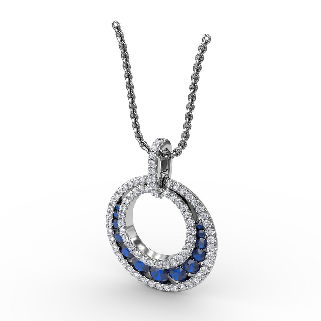 Always and Forever Sapphire Pendant