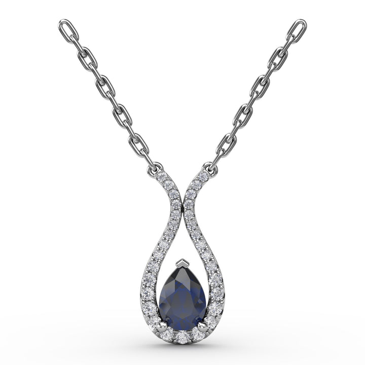 Feel The Love Sapphire and Diamond Pendant