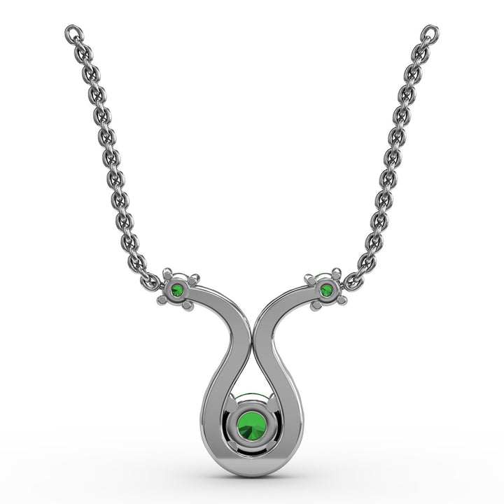 Full of Life Emerald and Diamond Pendant