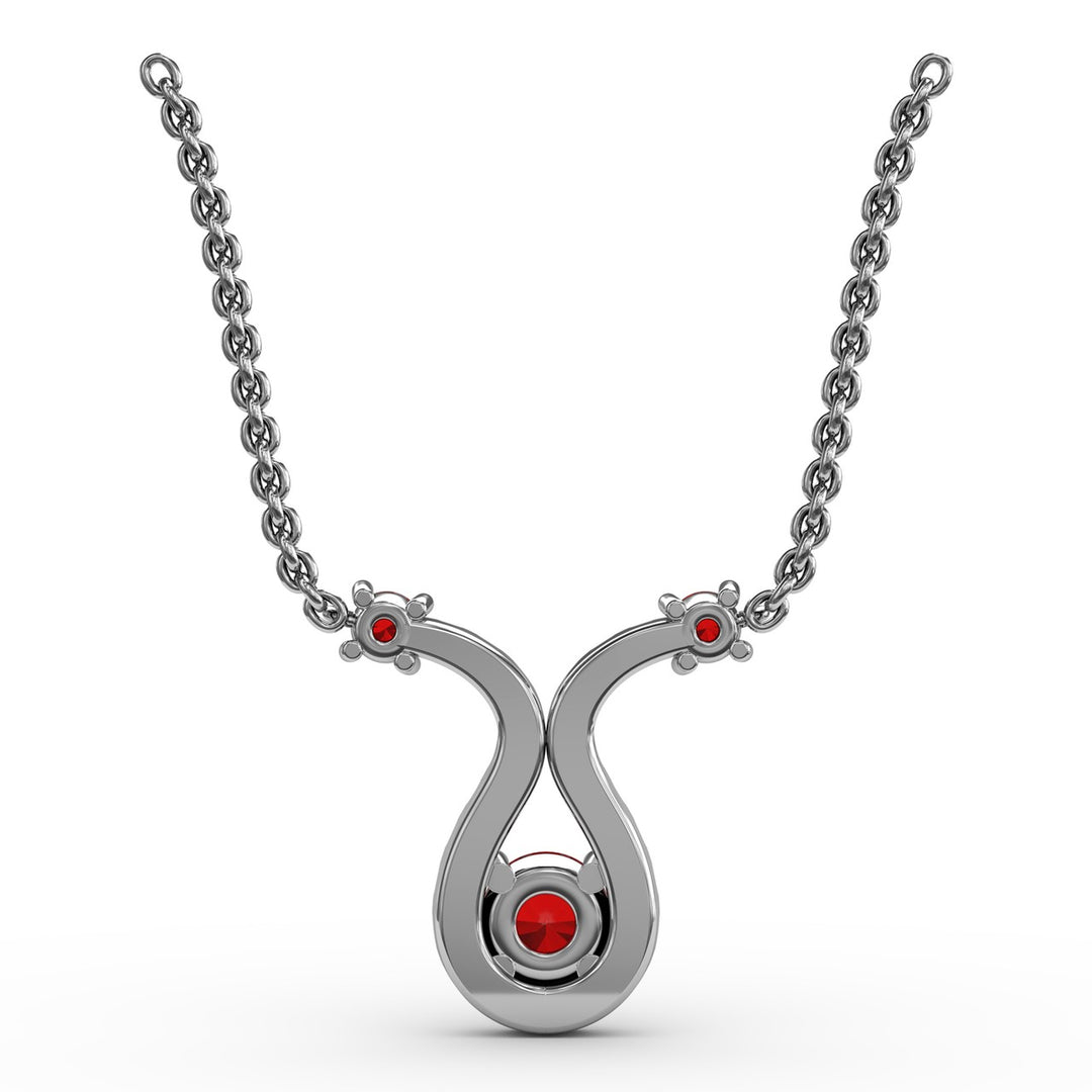 Full of Life Ruby and Diamond Pendant