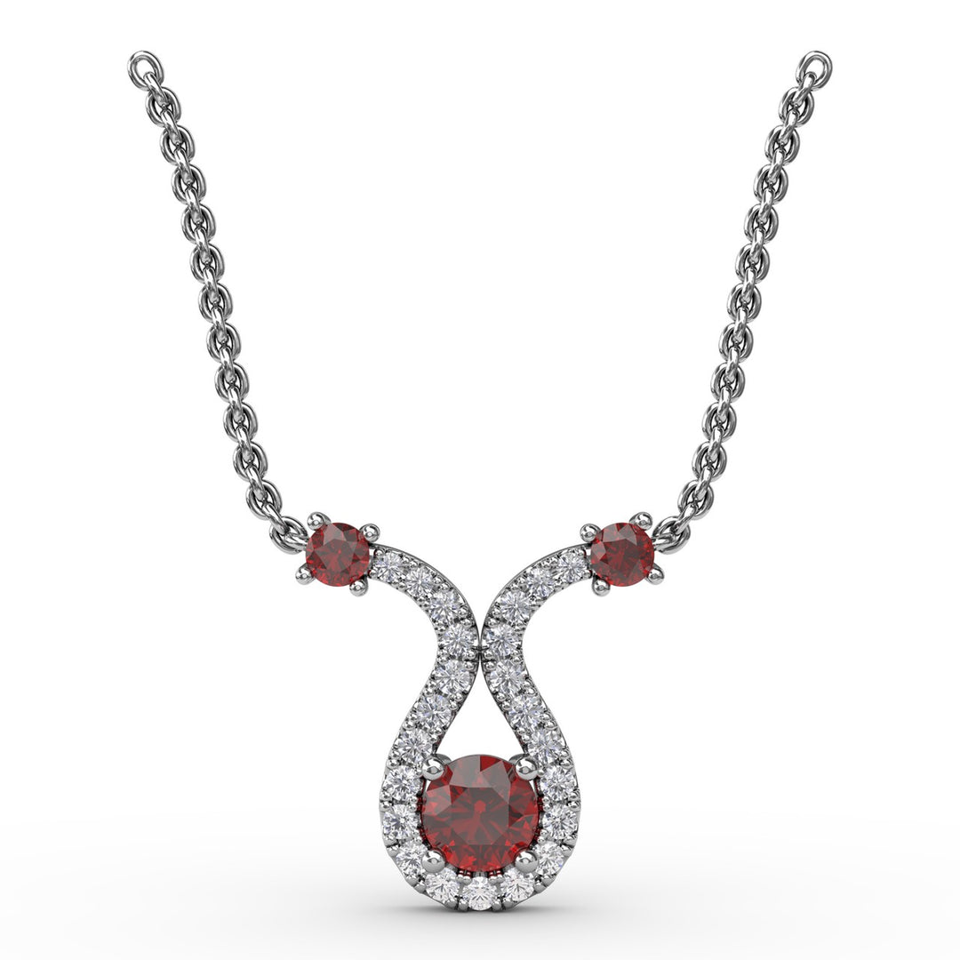 Full of Life Ruby and Diamond Pendant