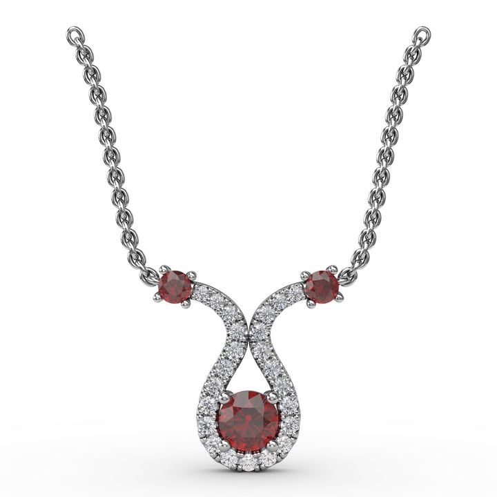 Full of Life Ruby and Diamond Pendant