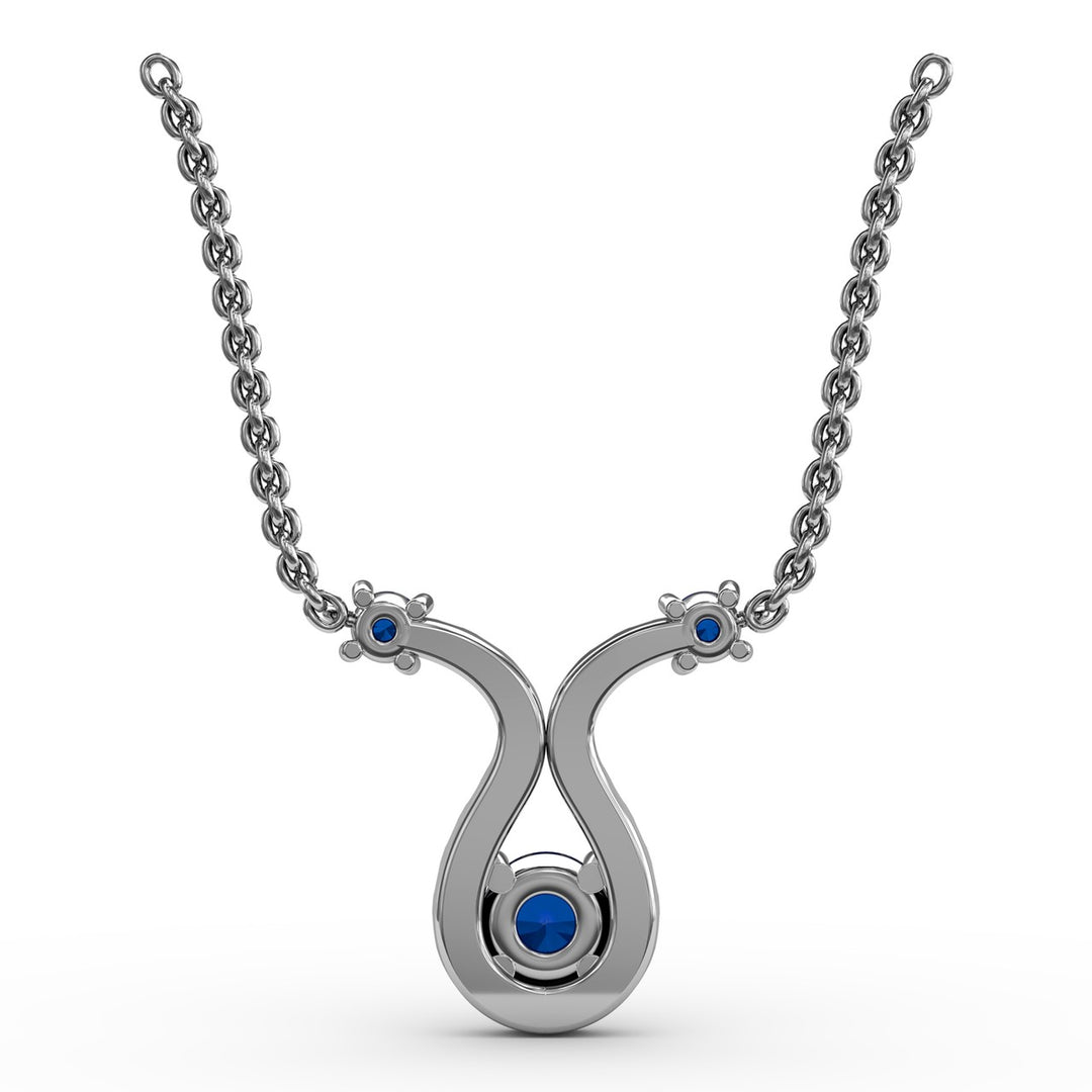 Full of Life Sapphire and Diamond Pendant