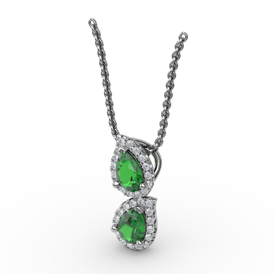 Double The Trouble Diamond Pendant