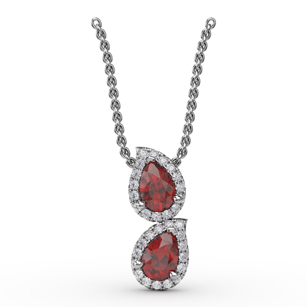 Double The Trouble Diamond Pendant