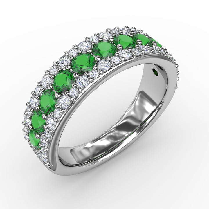 No One Like You Emerald and Diamond Ring