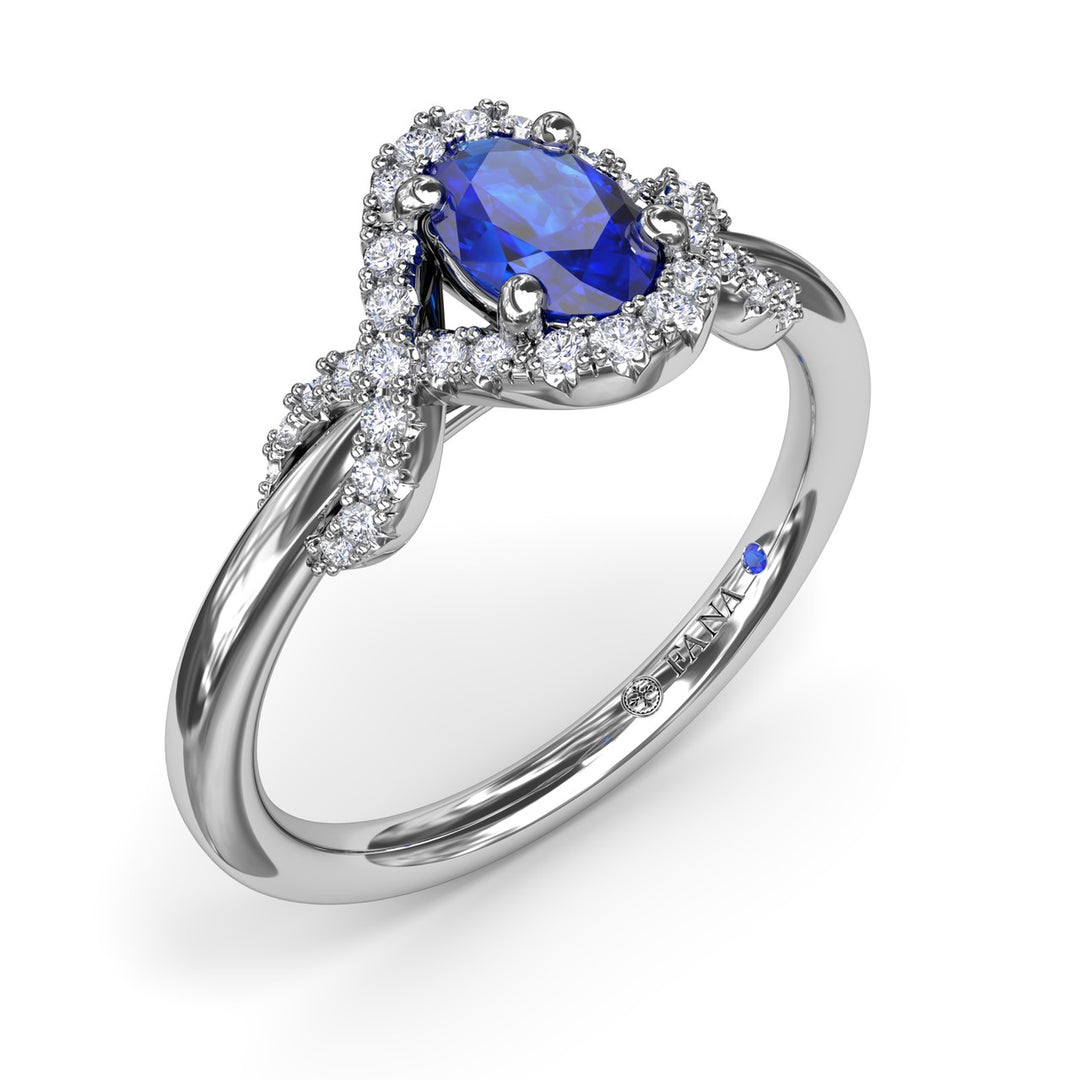 Love Knot Sapphire Ring