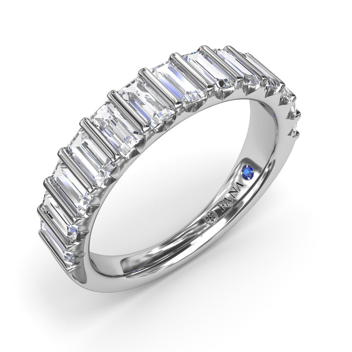 Straight Baguette Diamond Band