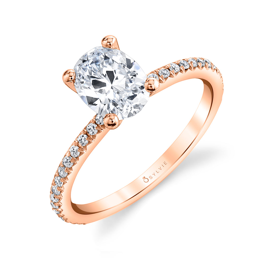 Oval Cut Classic Engagement Ring - Adorlee