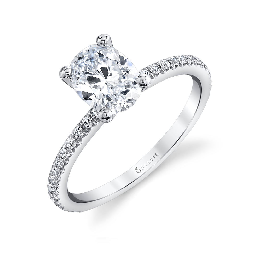 Oval Cut Classic Engagement Ring - Adorlee