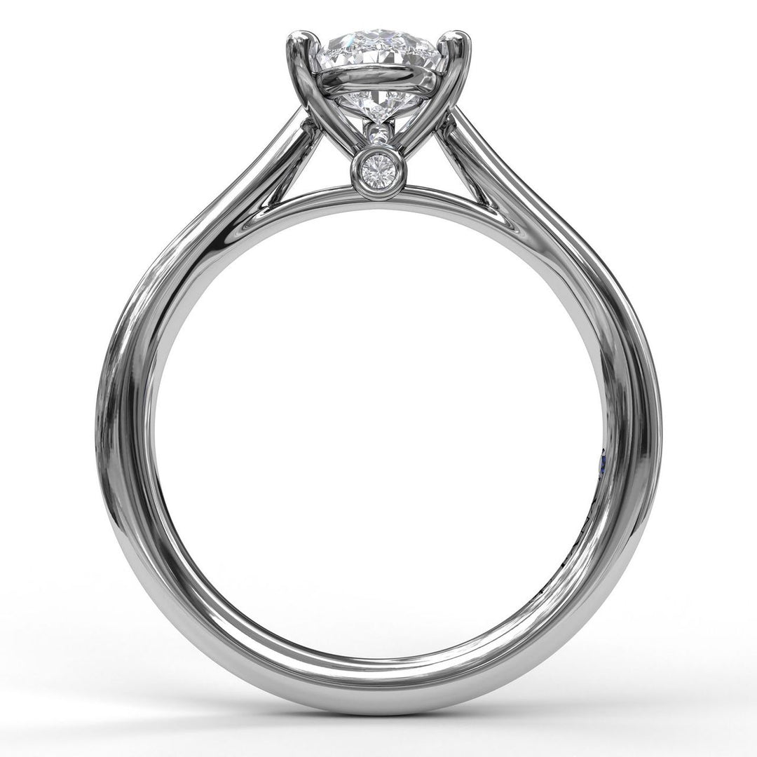 Pear Shape Solitaire Engagement Ring