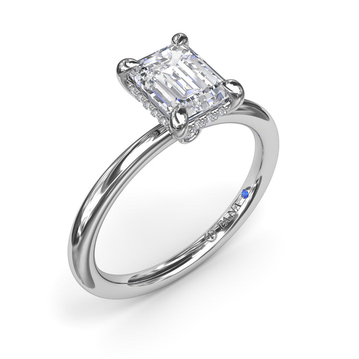 Exceptionally Striking Diamond Engagement Ring