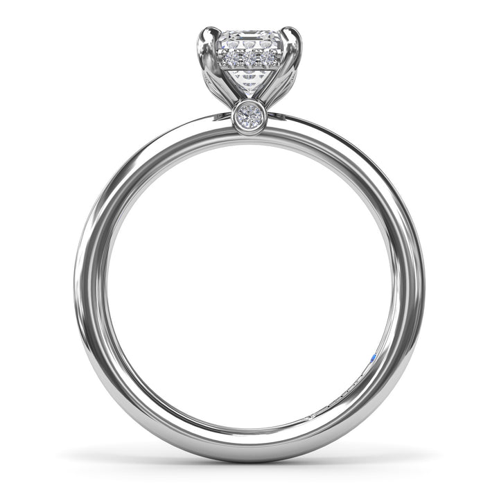 Exceptionally Striking Diamond Engagement Ring