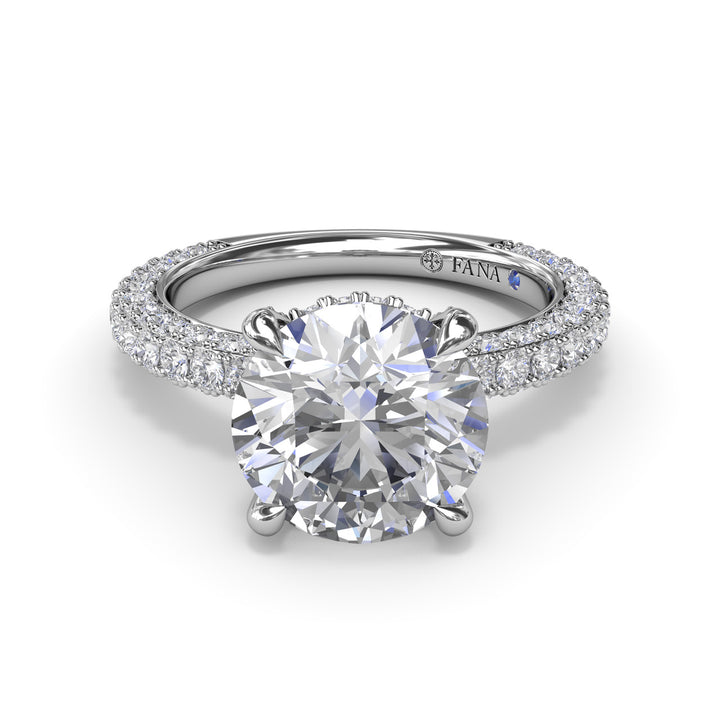 Angelic Solitaire Diamond Engagement Ring