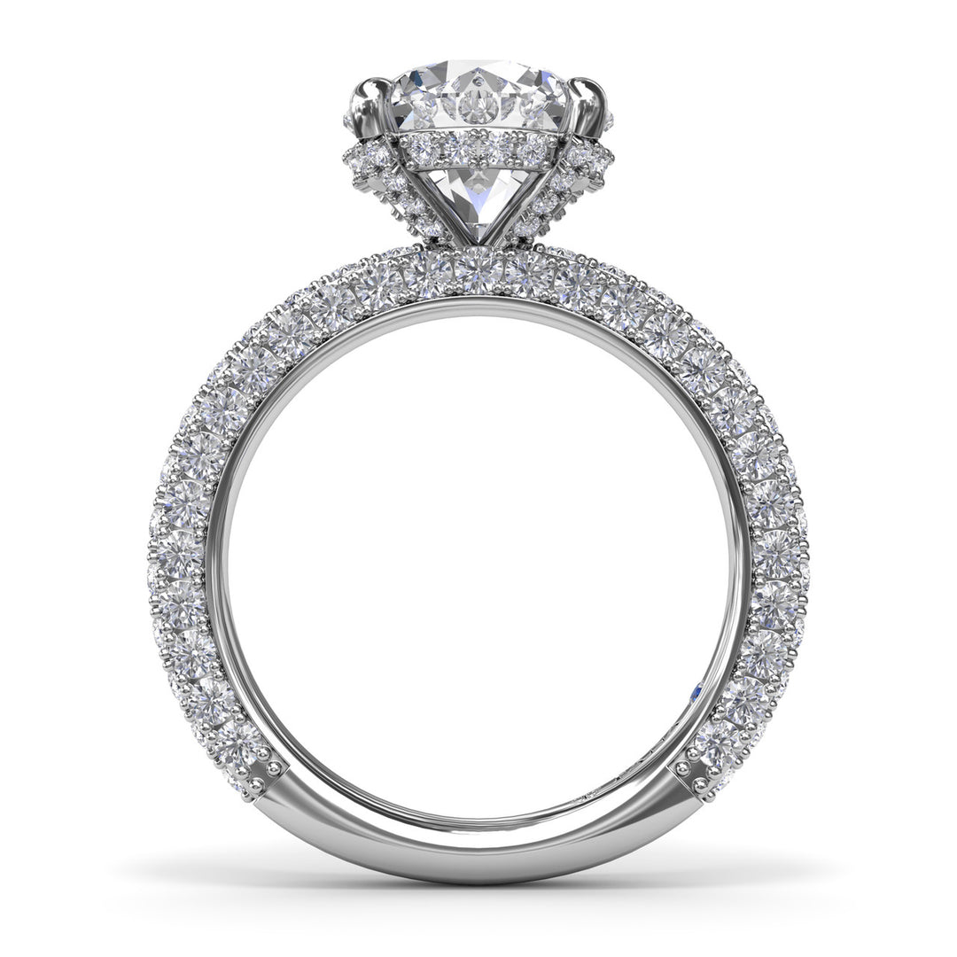 Angelic Solitaire Diamond Engagement Ring