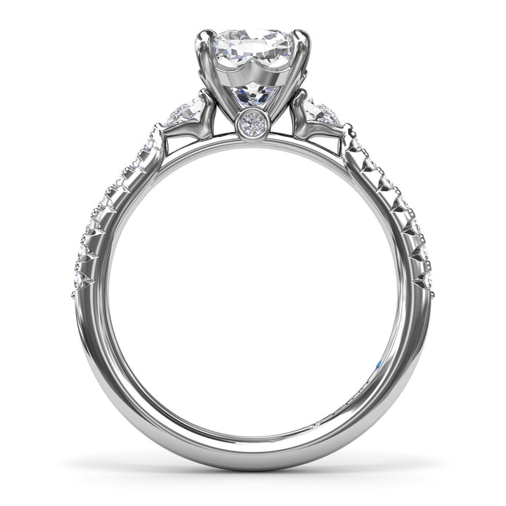 Dynamic Diamond Engagement Ring