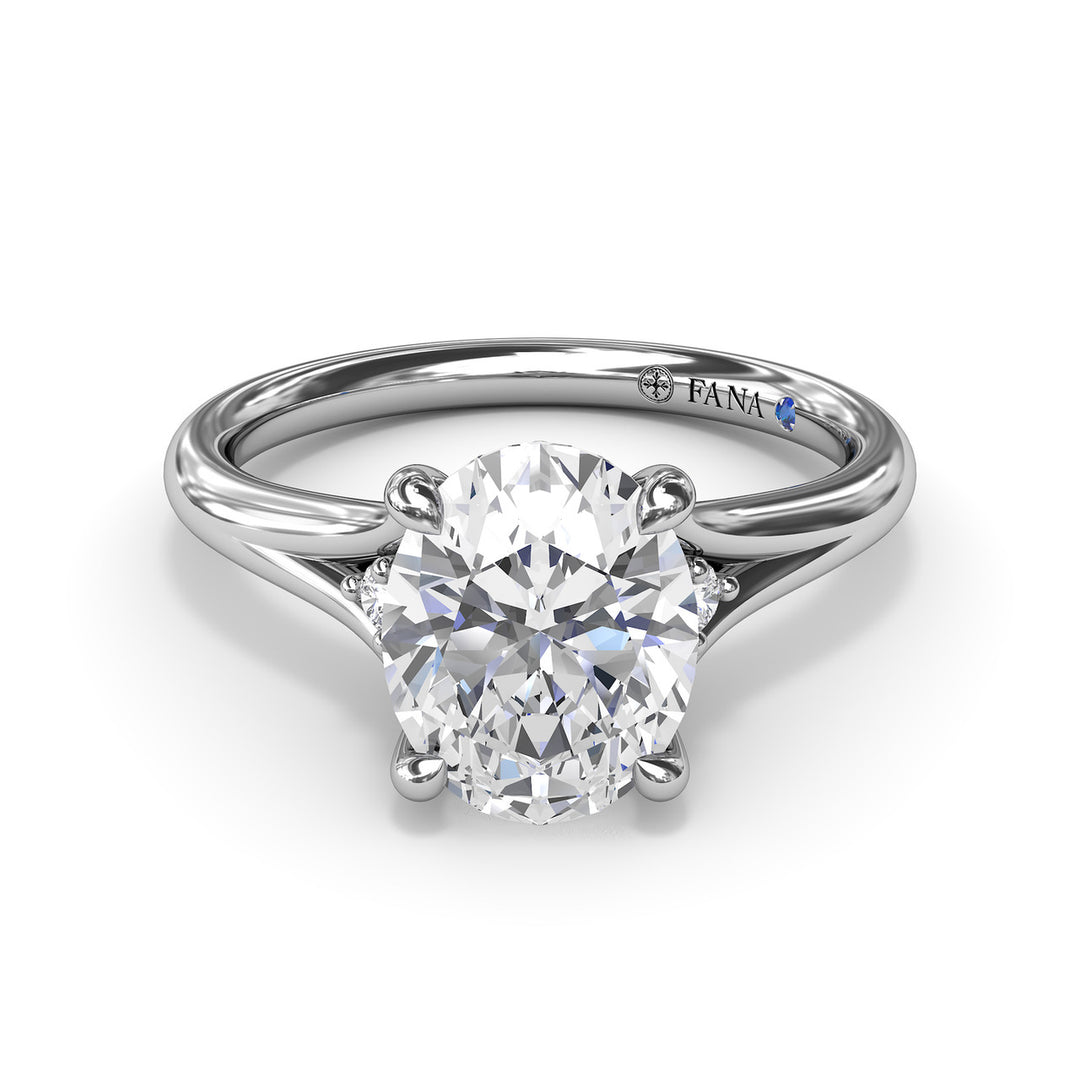 Split Shank Engagement Ring