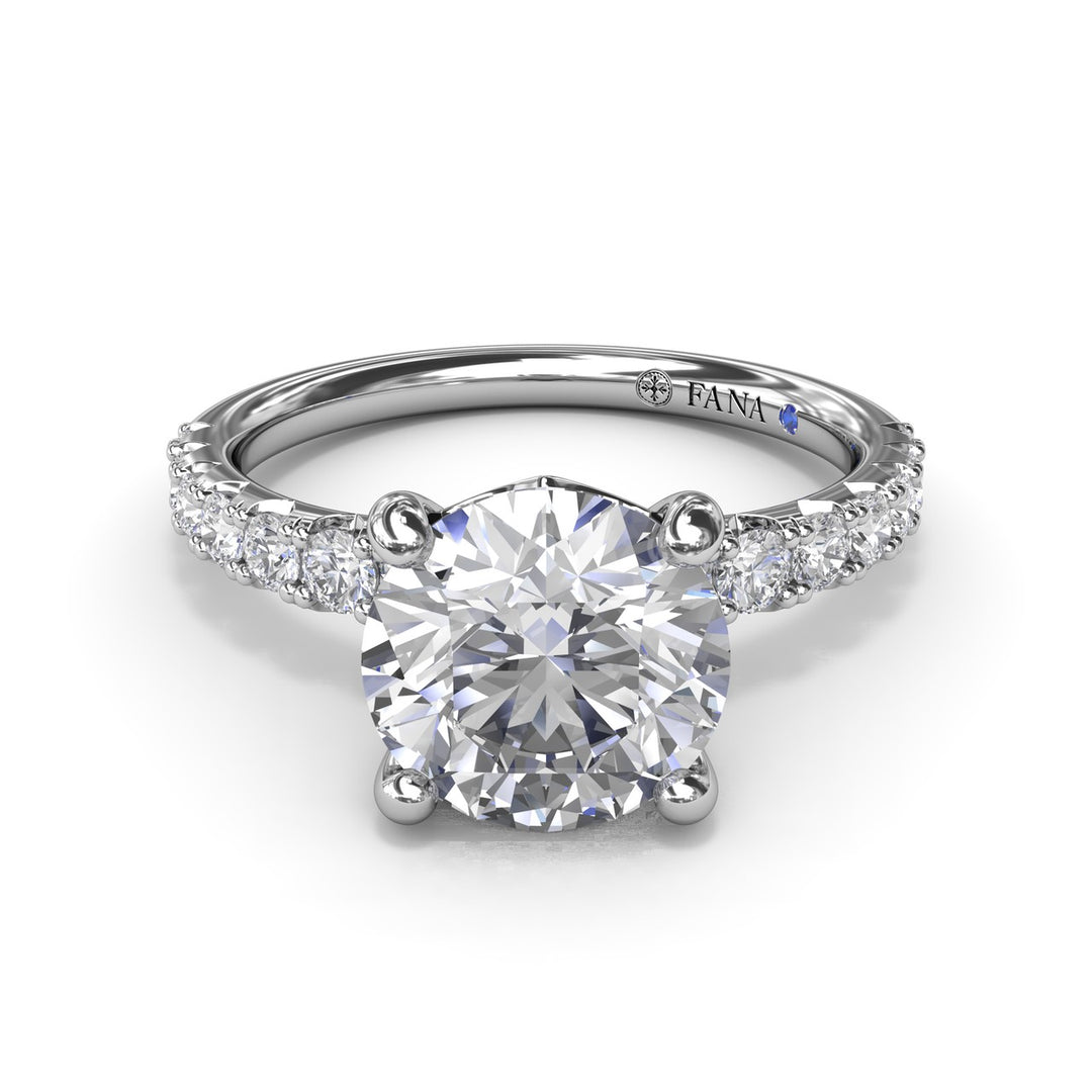 Classic Round Diamond Engagement Ring