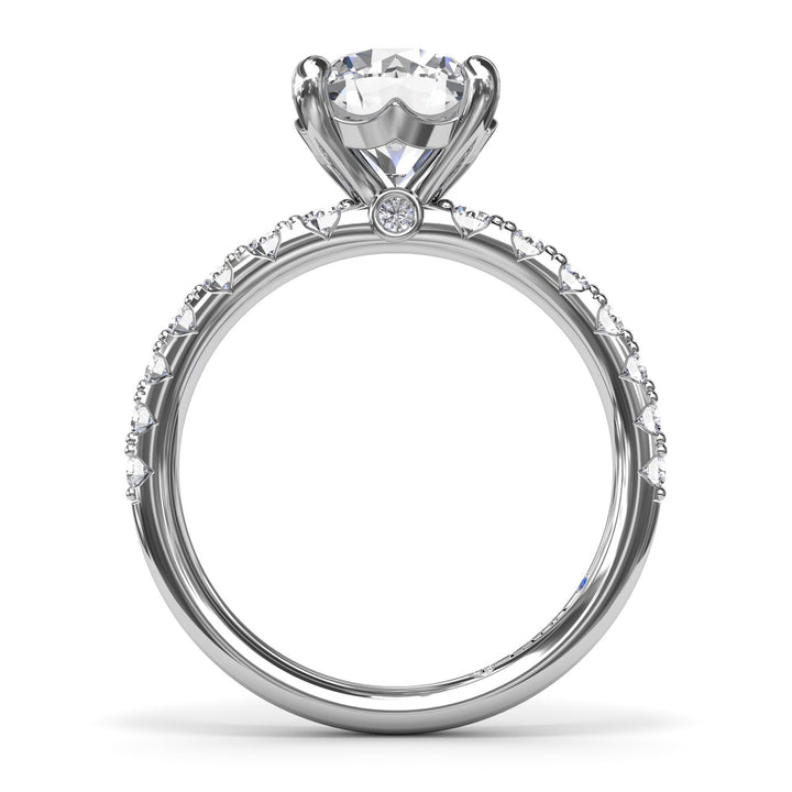 Classic Round Diamond Engagement Ring