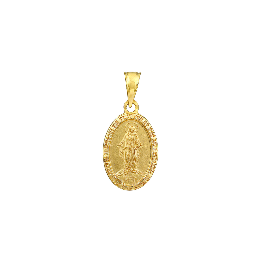 Small Oval Blessed Mary Medal