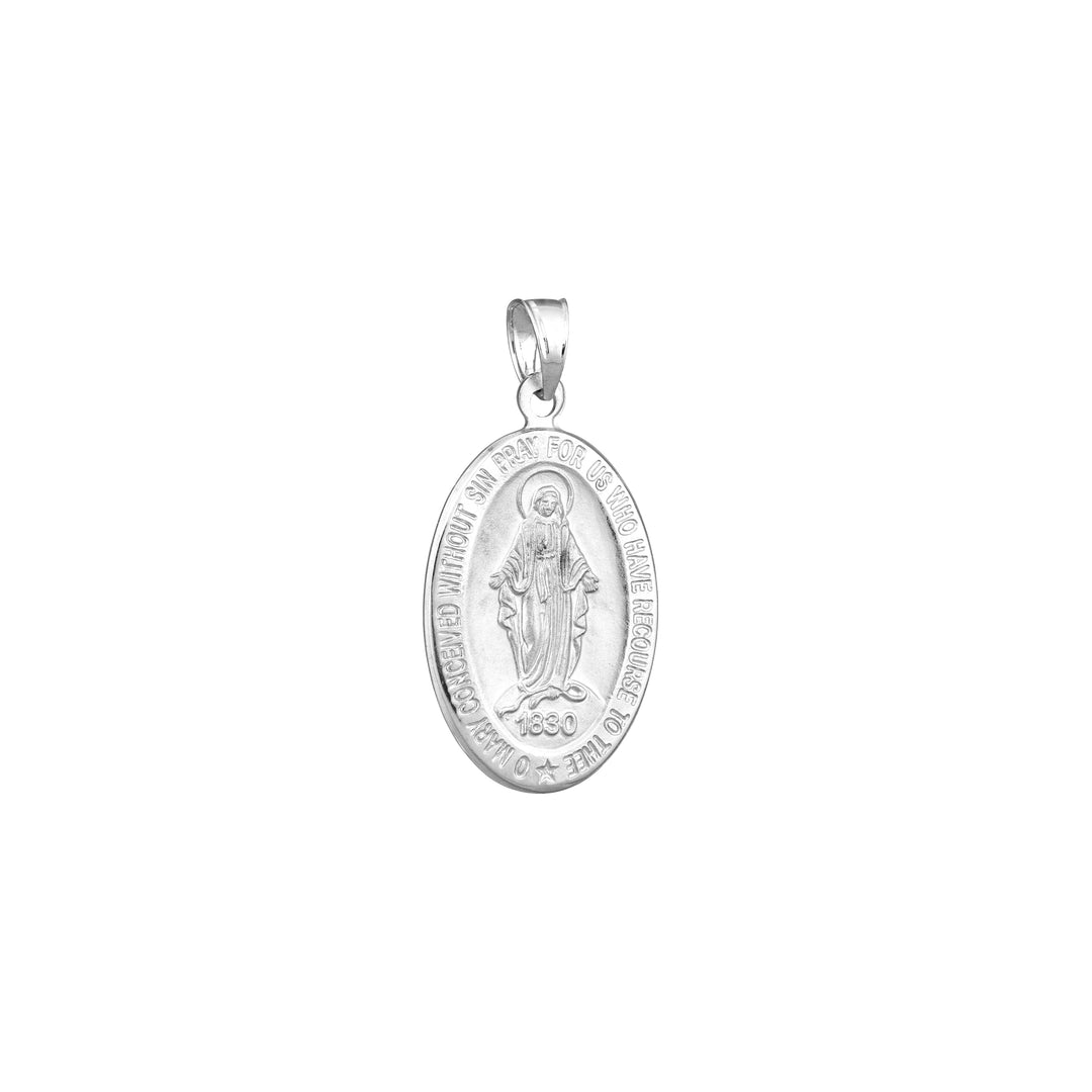 Large Oval Blessed Mary Medal