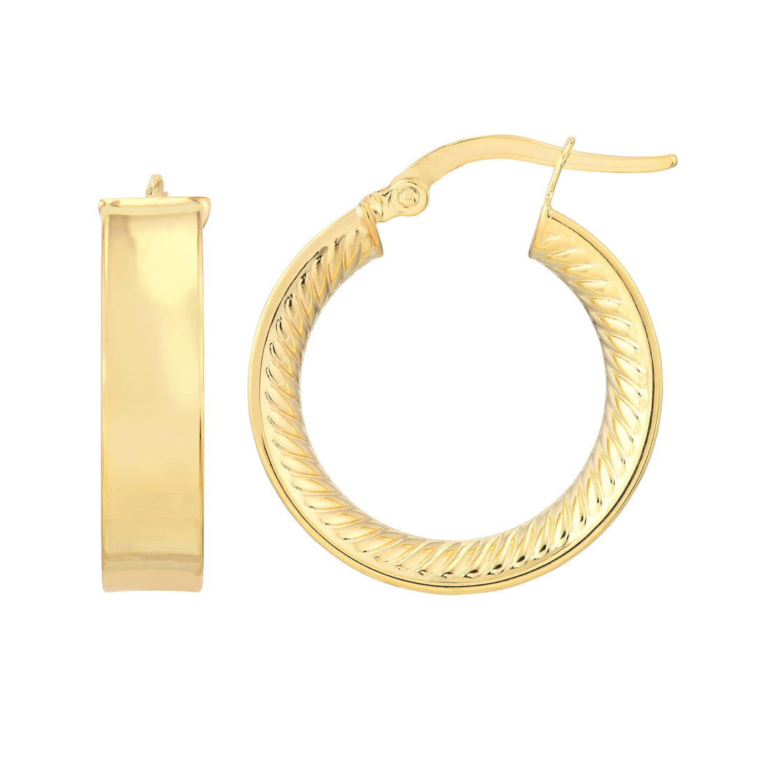 Interior Designed Hoop Earrings