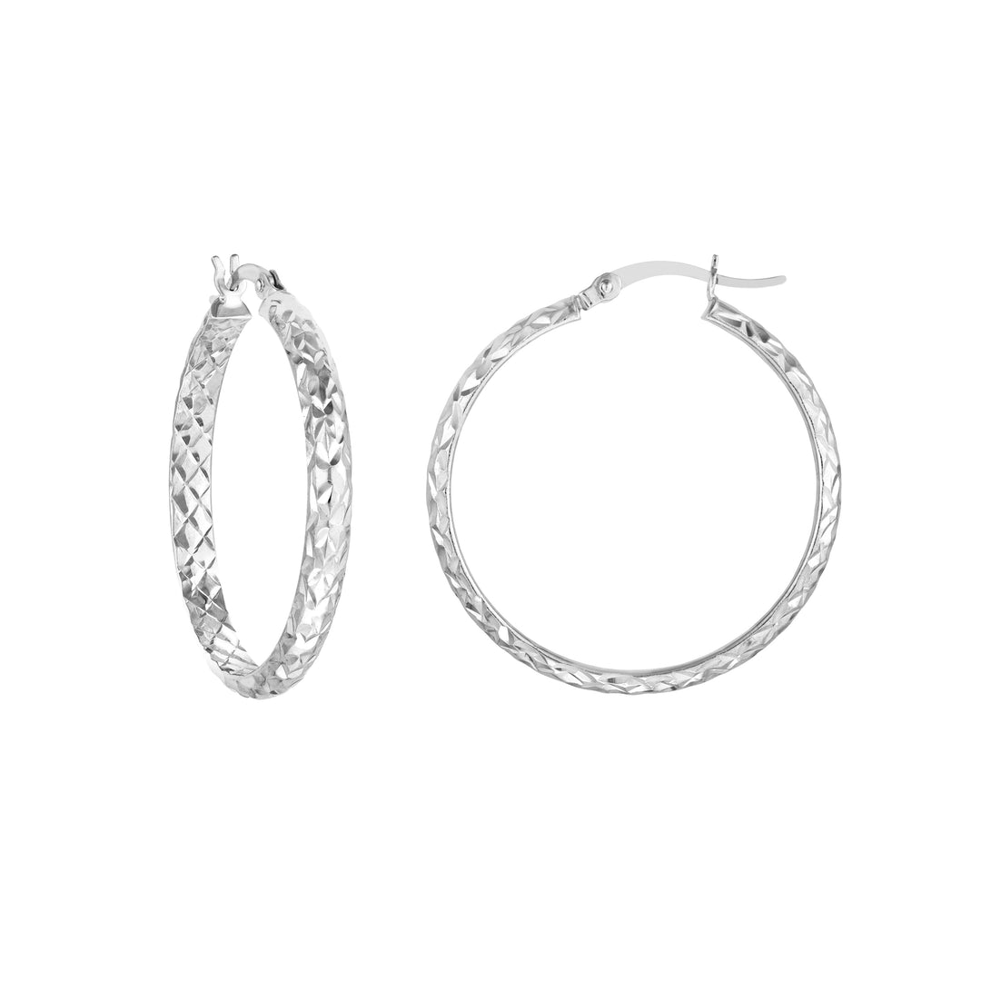 3x30 DC Inside/Out Hoop Earrings