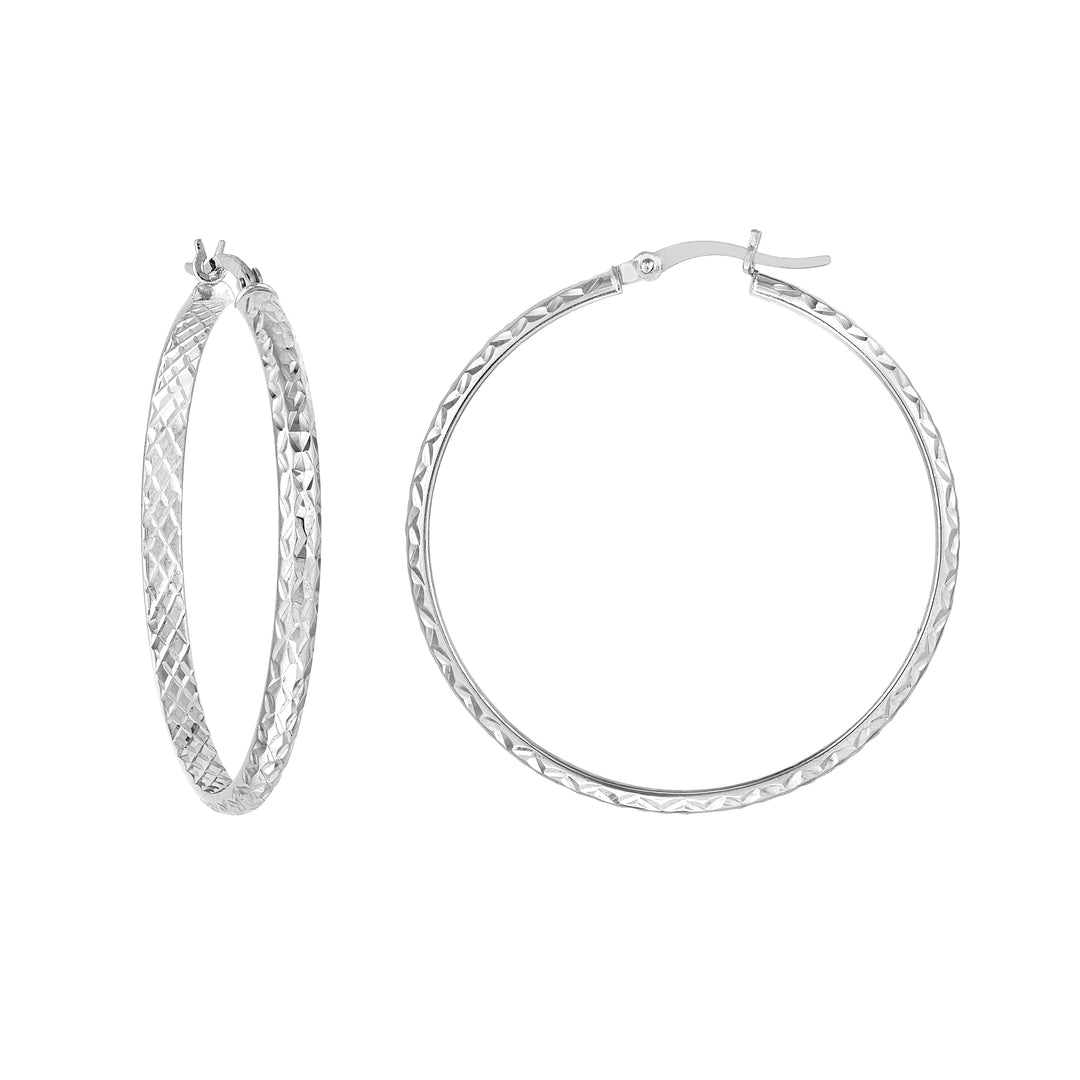 3x40 DC Inside/Out Hoop Earrings