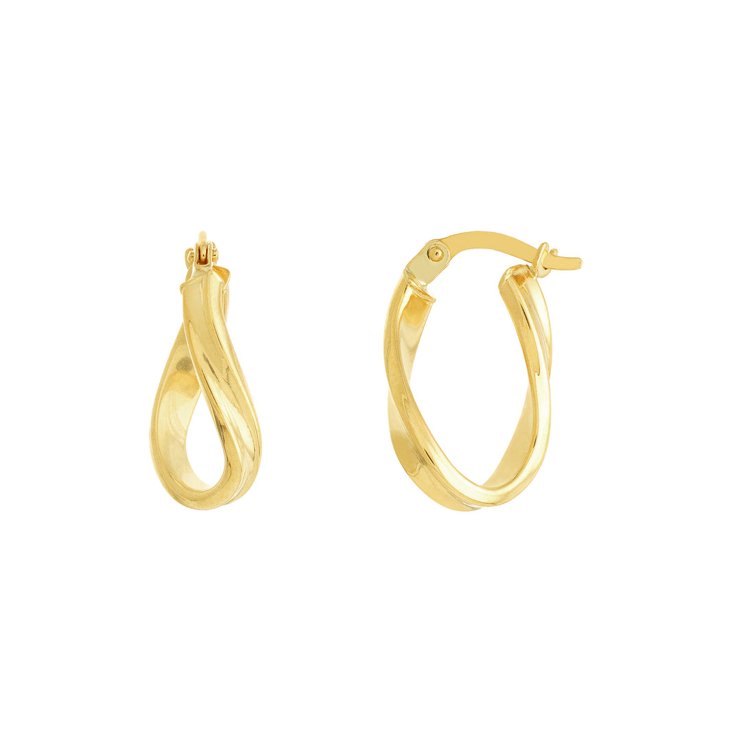 Curved Hoop Earrings