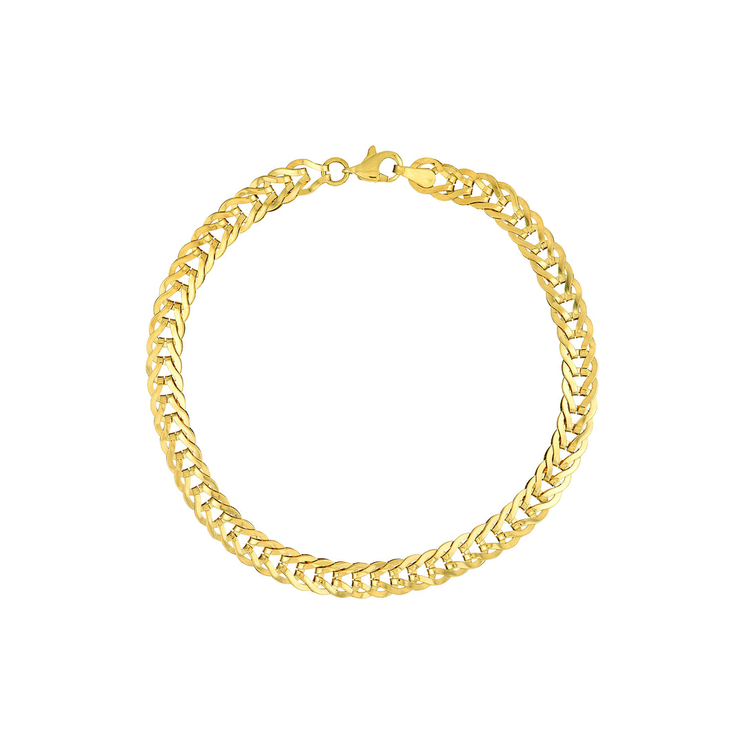 Flat Foxtail Chain Bracelet