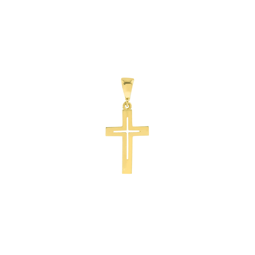 Cutout Cross Pendant