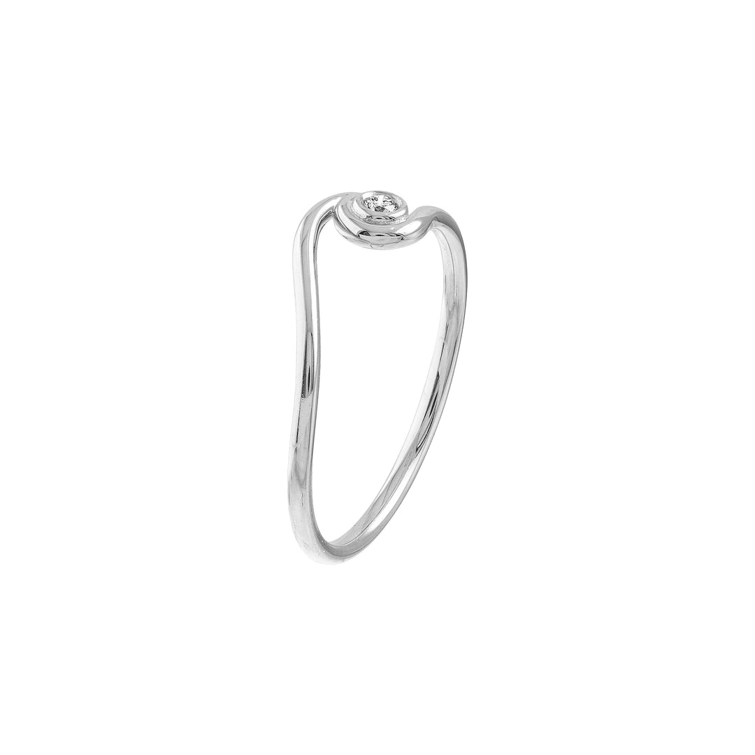 3.5pt Diamond Solitair Wrap Ring